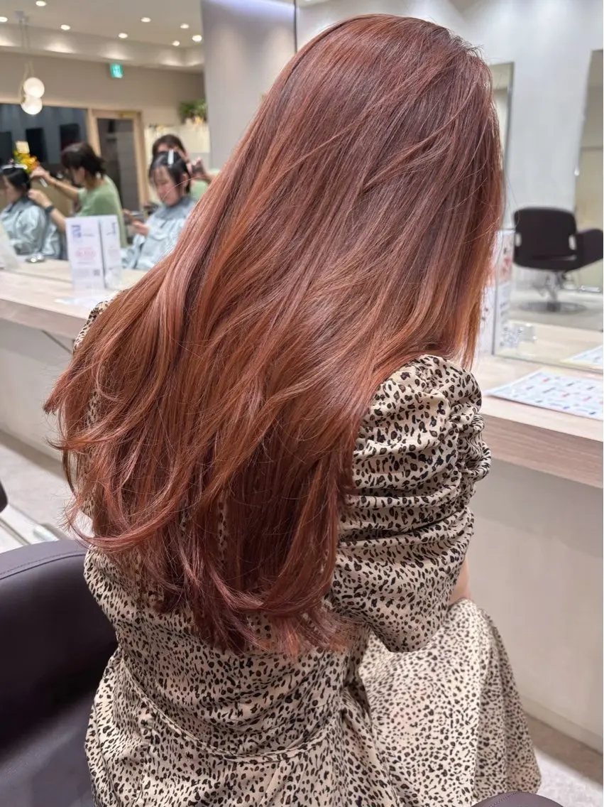 ロング カラー ヘアカラー ヒヨリ /高円寺/パーマのヘアスタイル