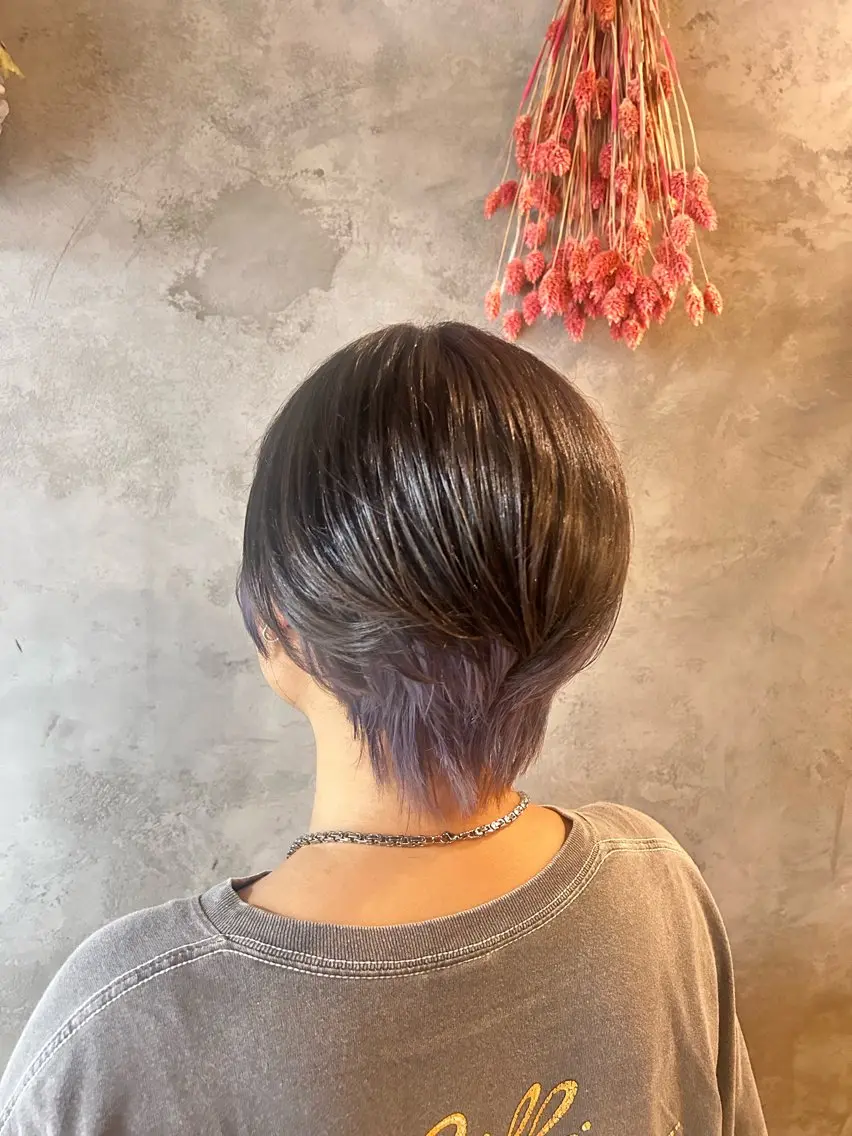 ショート 濵﨑 理奈のヘアスタイル