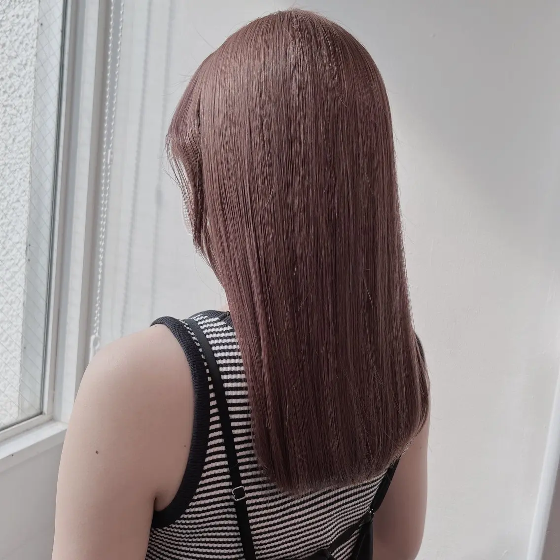 ロング カラー ヘアカラー トリートメント ヘッドスパ ヘアセット 𓏸レイヤー髪質改善 透けカラーカノン🫧のヘアスタイル