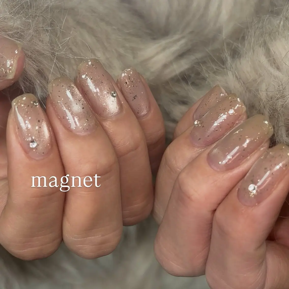 ˗ˏˋ5/30.31限定6200円✨ˎˊ˗うる艶マグネットネイル💅🏻試し塗りOK◎の写真