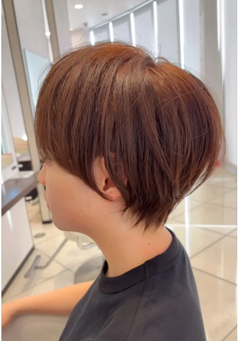ショート ショートヘア 山田 みかのヘアスタイル