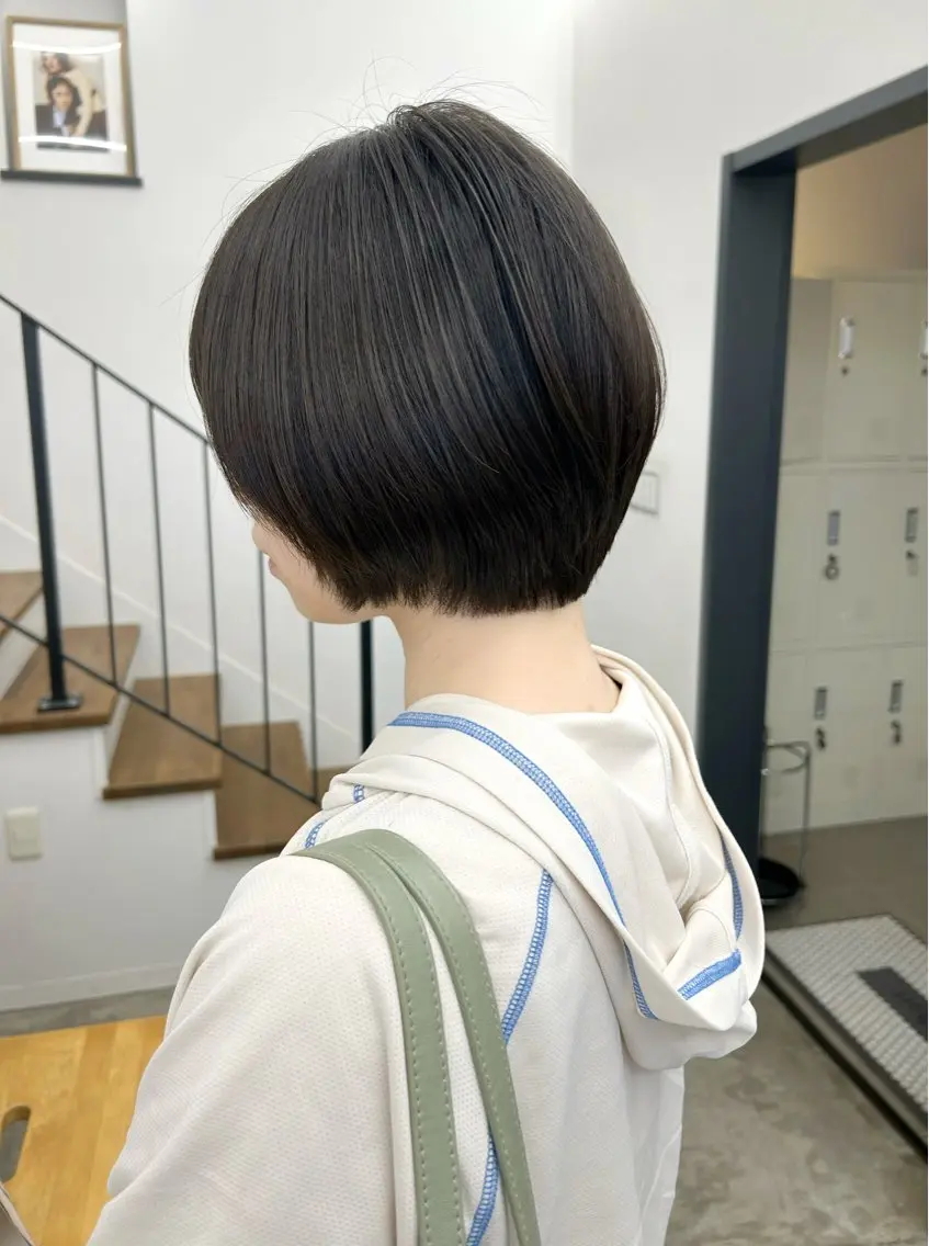 ショート 丸みショート ショートヘア 本澤 朋香のヘアスタイル