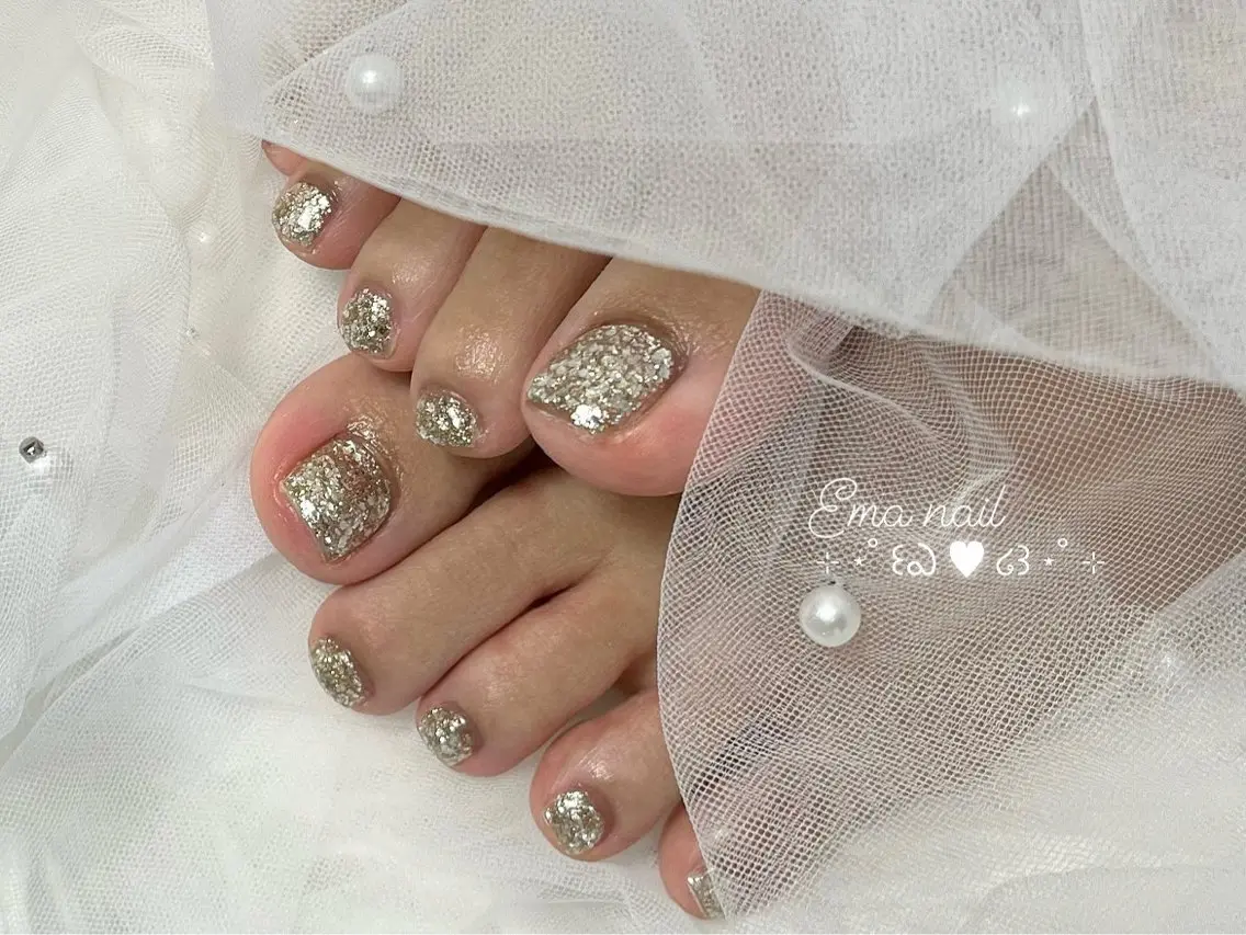 【foot】ワンカラー🍒(オフなし)の写真