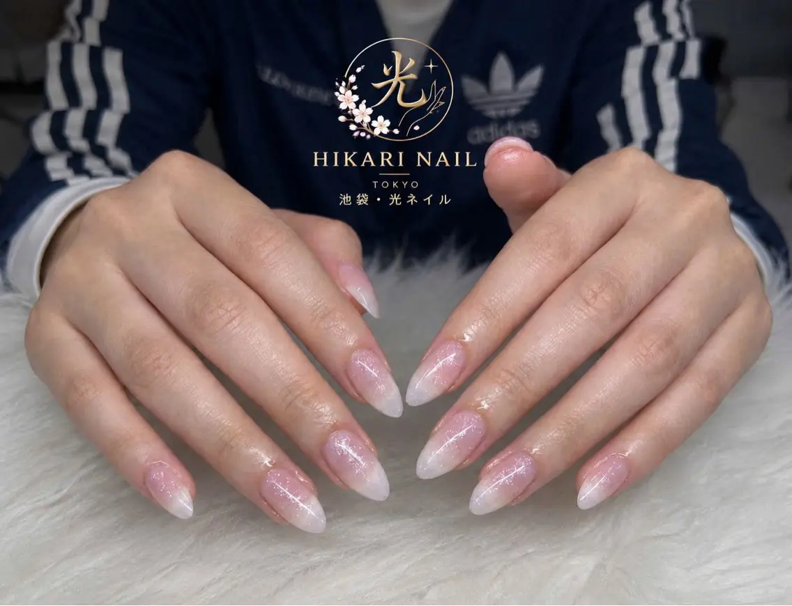 ネイル チークネイル 長さ出し フレンチネイル ガーリー ハロウィン ハンドネイル HikariNail Ikebukuroのネイルデザイン