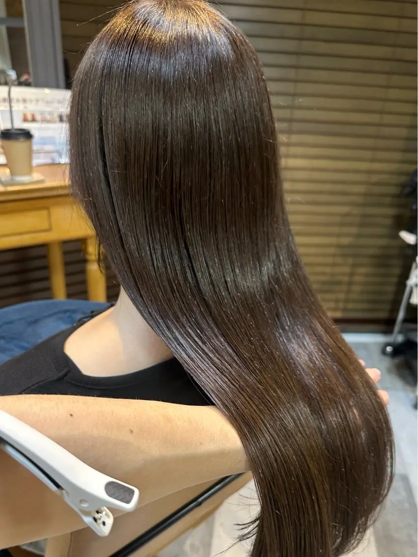 【ミニモ限定】カット＋髪質改善縮毛矯正+ケアカラー+3stepトリートメントの写真