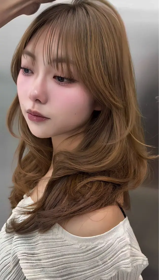 ロング レイヤーカット トリートメント 🎀rina🎀 /レイヤーカットのヘアスタイル