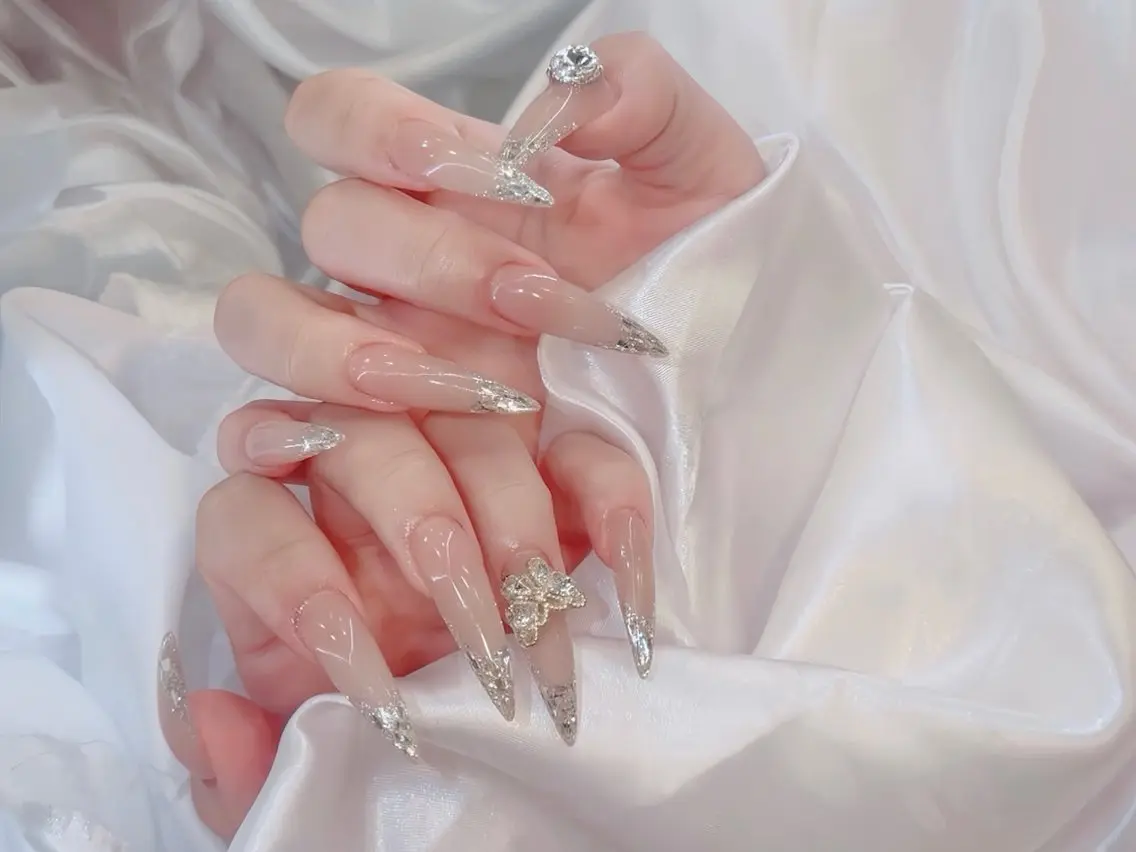 ネイル アニマル柄 べっ甲ネイル ブルー ボルドー ブラウン ハンドネイル Rin Nail 新大久保店のネイルデザイン