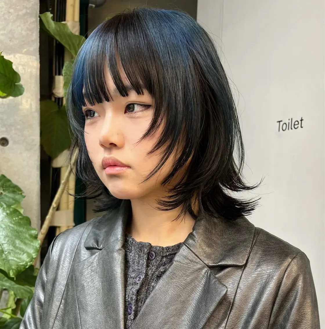 ミディアム カラー カット ヘアカラー ハッシュカット カシマハヤトのヘアスタイル