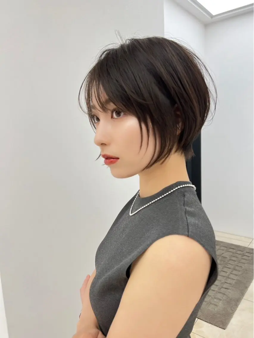 ショート カラー 似合わせカット/月 【るな】COAのヘアスタイル