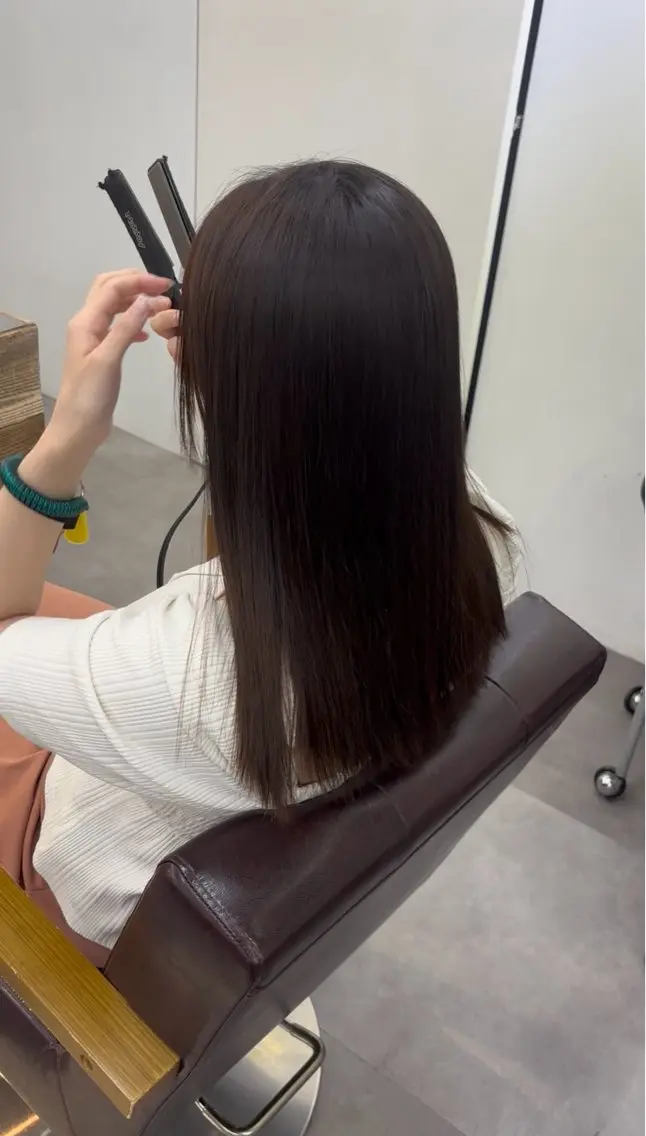 🌱コスメ縮毛矯正+シャンプーブロー🧴の写真