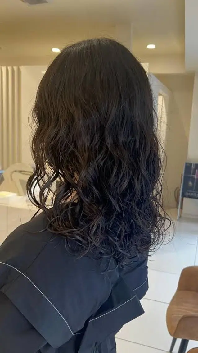 パーマ カット パーマ トリートメント 💫siesta ・スズノ🐈💫のヘアスタイル