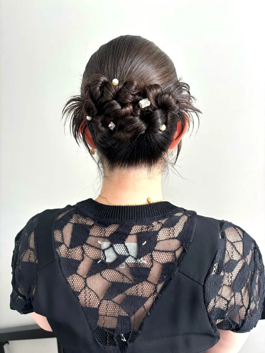 ヘアアレンジ ヘアセット Kureha/ネイル トレンドヘアのマツエク・マツパデザイン