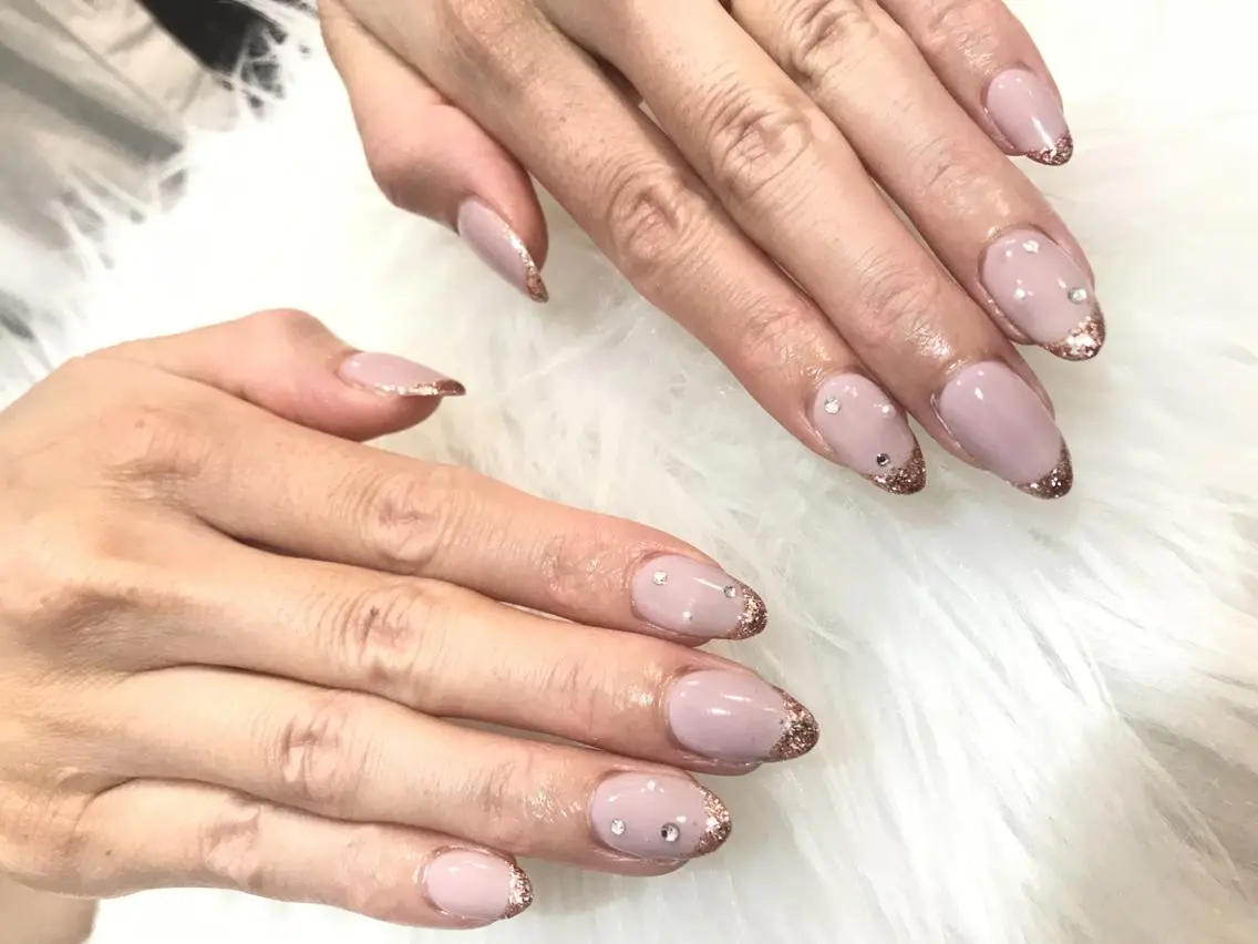 セミロング nail LUNA BLANCのネイルデザイン