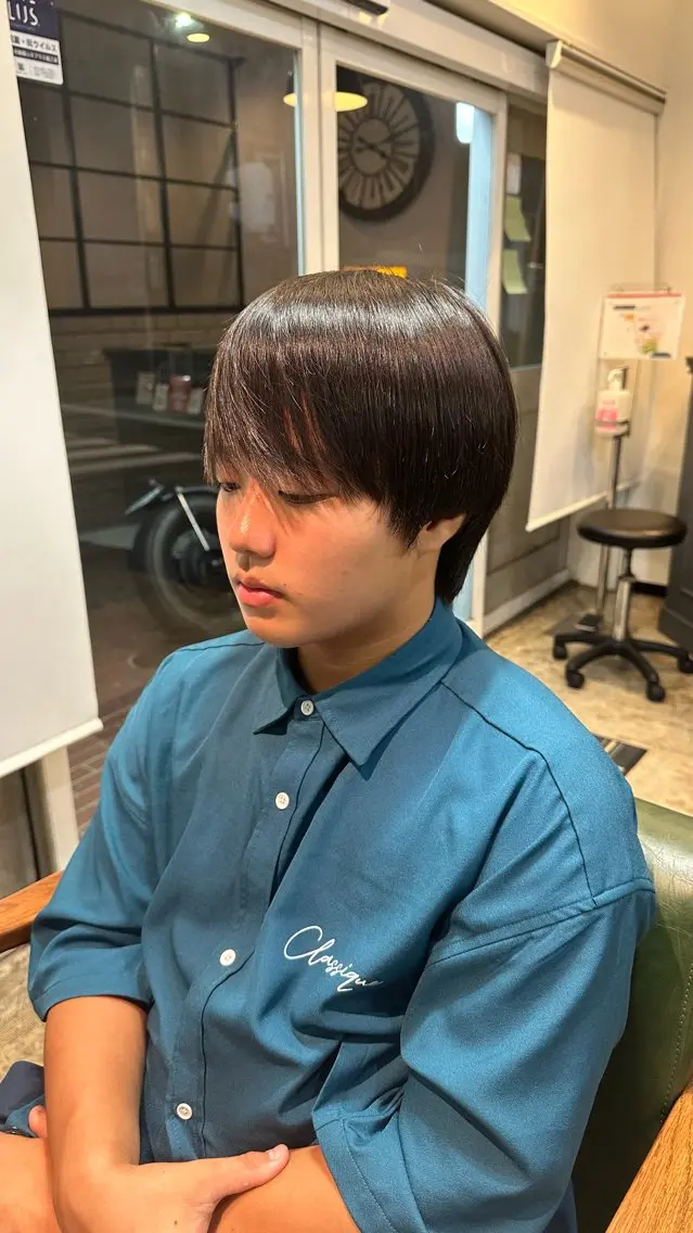ショート メンズ マッシュ 縮毛矯正 メンズ専門 Ryukiのヘアスタイル