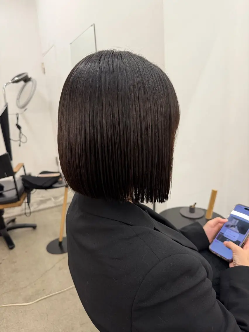 ショート ボブ ダブルカラー 大募集中❣️ あいりのヘアスタイル