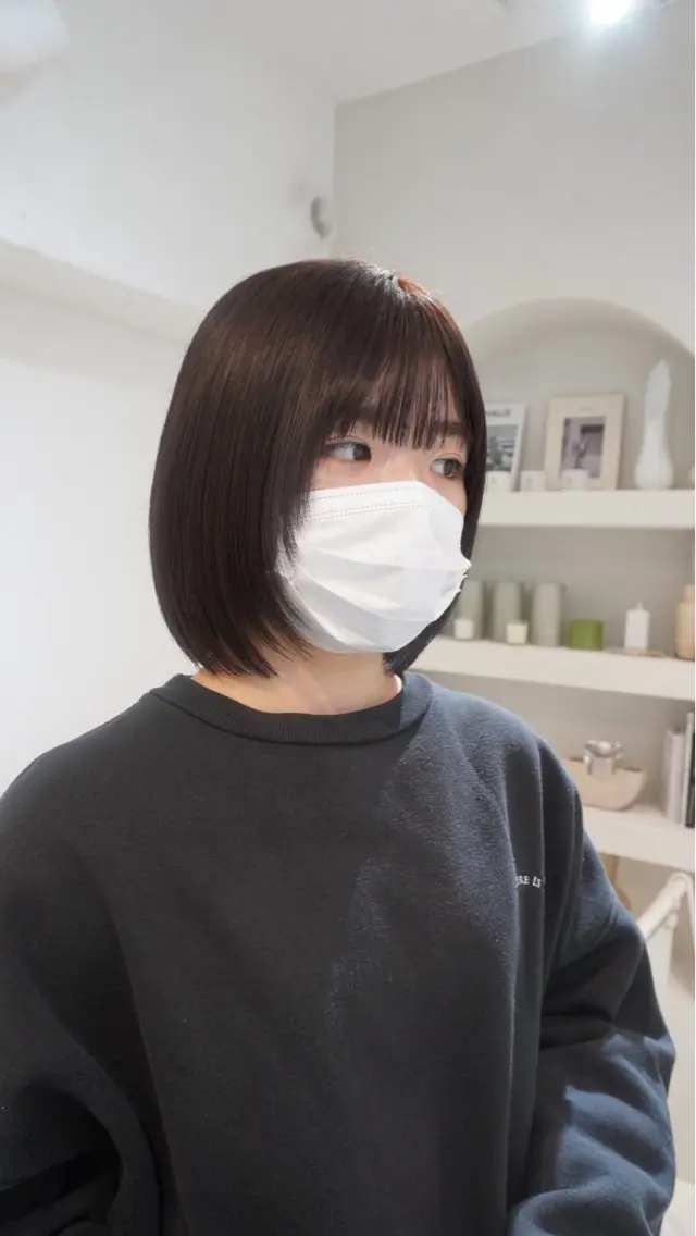 ショート ヘアカラー トリートメント カットモデル募集中 千葉大夢のヘアスタイル
