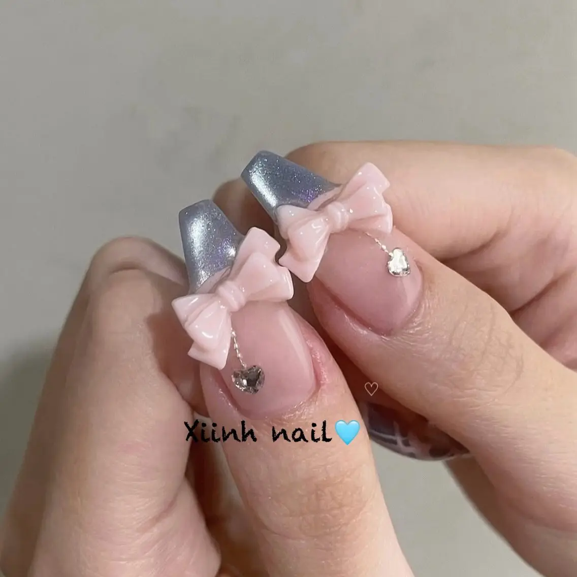 ネイル チークネイル 桜ネイル フットネイル フレンチネイル ジェルネイル XIINH NAIL SALONのネイルデザイン