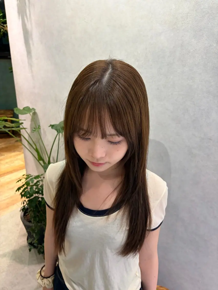 セミロング カラー カラーモデル募集中 anna🫧のヘアスタイル