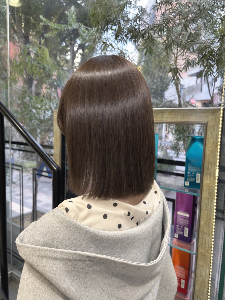 ショート ヘアカラー トリートメント ハイトーン/透明感 カイリ💕🫧のヘアスタイル