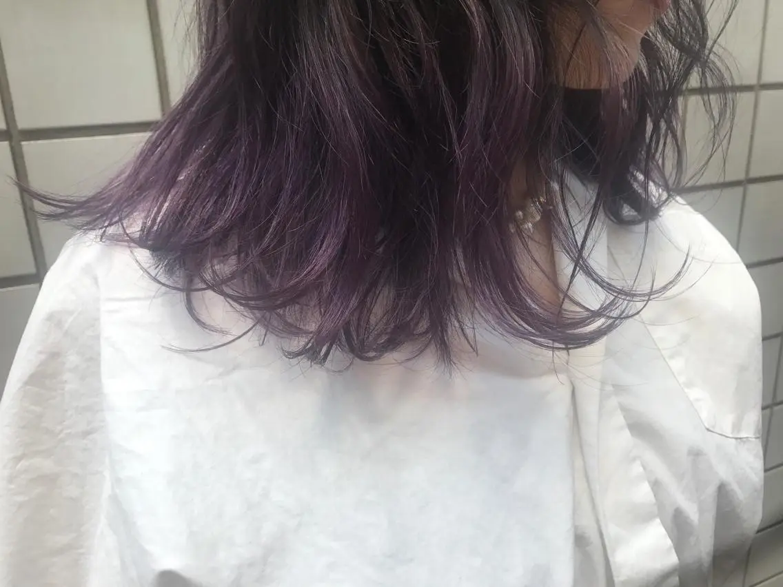 セミロング カラー グラデーションカラー 透明感カラー/ レイヤー　YUKAのヘアスタイル