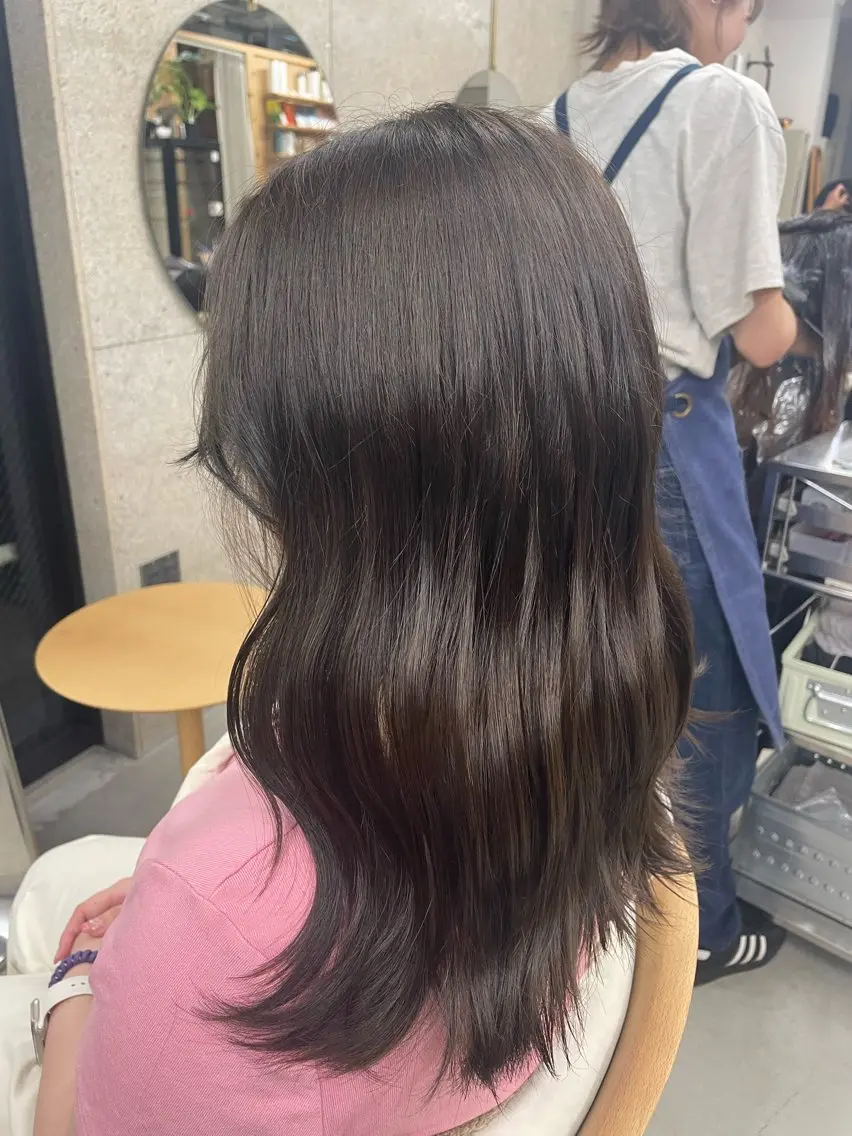 セミロング カラー ヘアカラー トリートメント SiLO/ mahiroのヘアスタイル