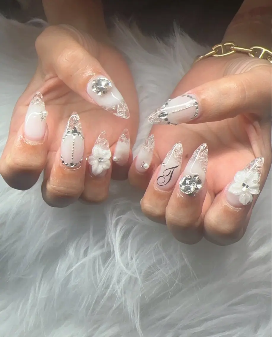 ネイル フラワーネイル ハンドネイル nail salon OnRのネイルデザイン