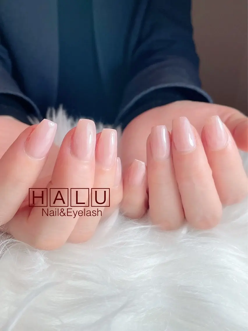 ネイル ワンカラーネイル HALU ハルのネイルデザイン