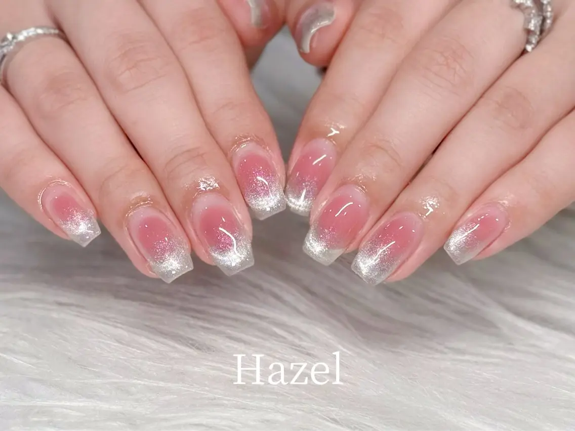 ネイル チークネイル ワンホンネイル ♡Hazel 吉祥寺♡のネイルデザイン