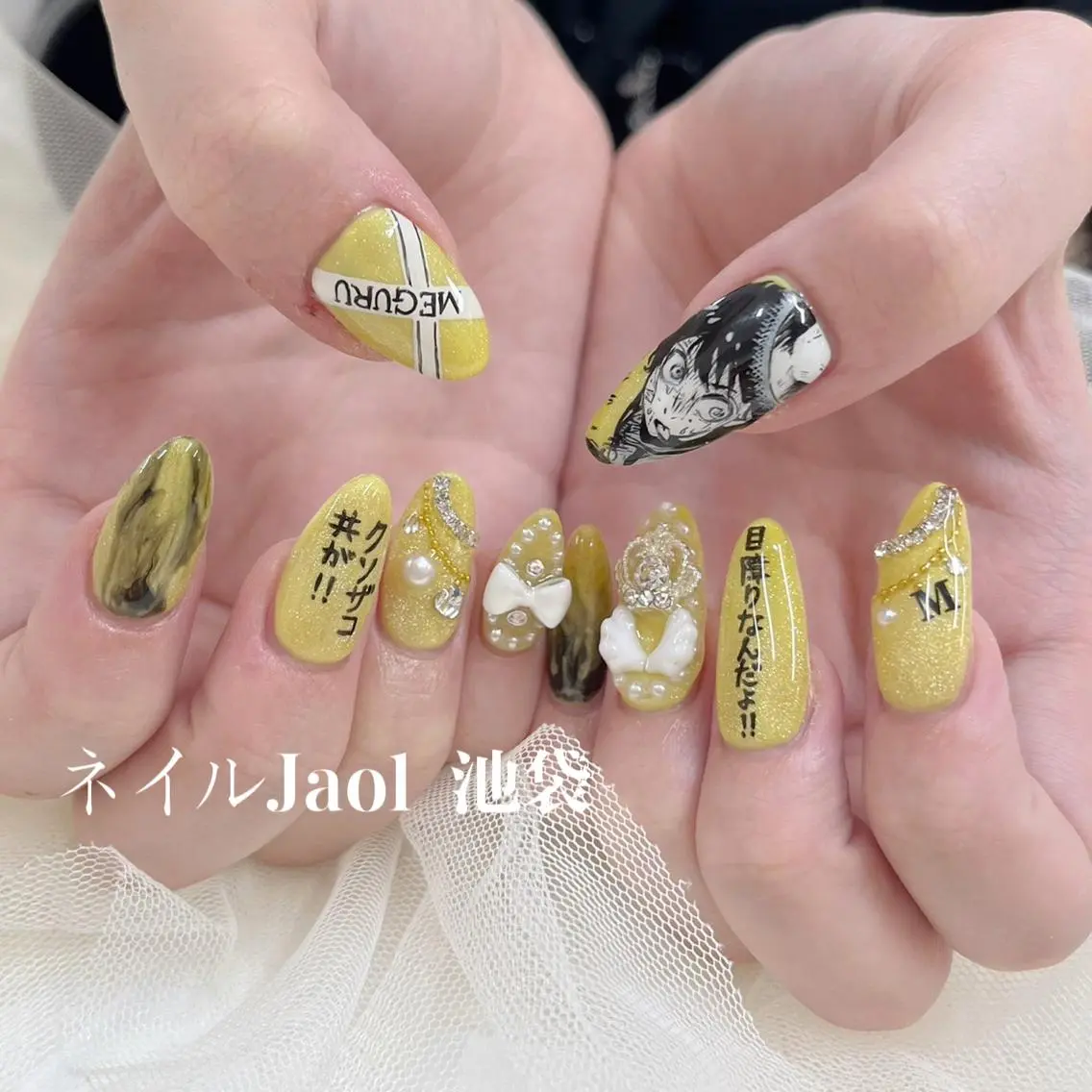 メンズ ネイルJaol 池袋のネイルデザイン