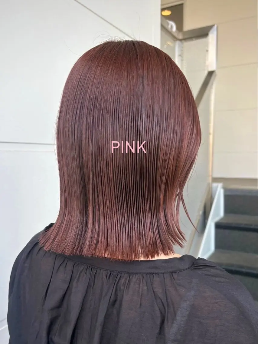 カラー ヘアカラー 中山 千優のヘアスタイル