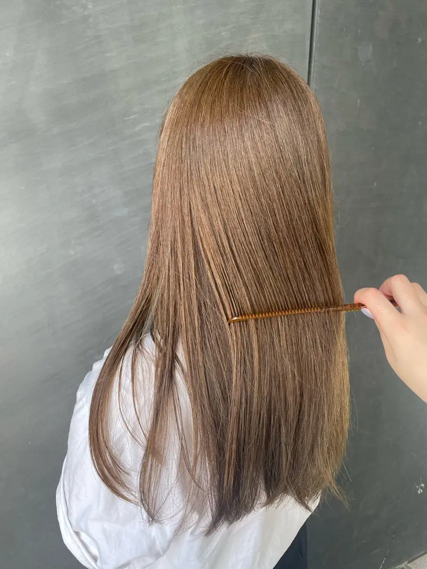 🌈人気No.2🌈〈贅沢ケア〉艶カラー➕3️⃣stepベーシックトリートメント➕marbbサービス♡の写真