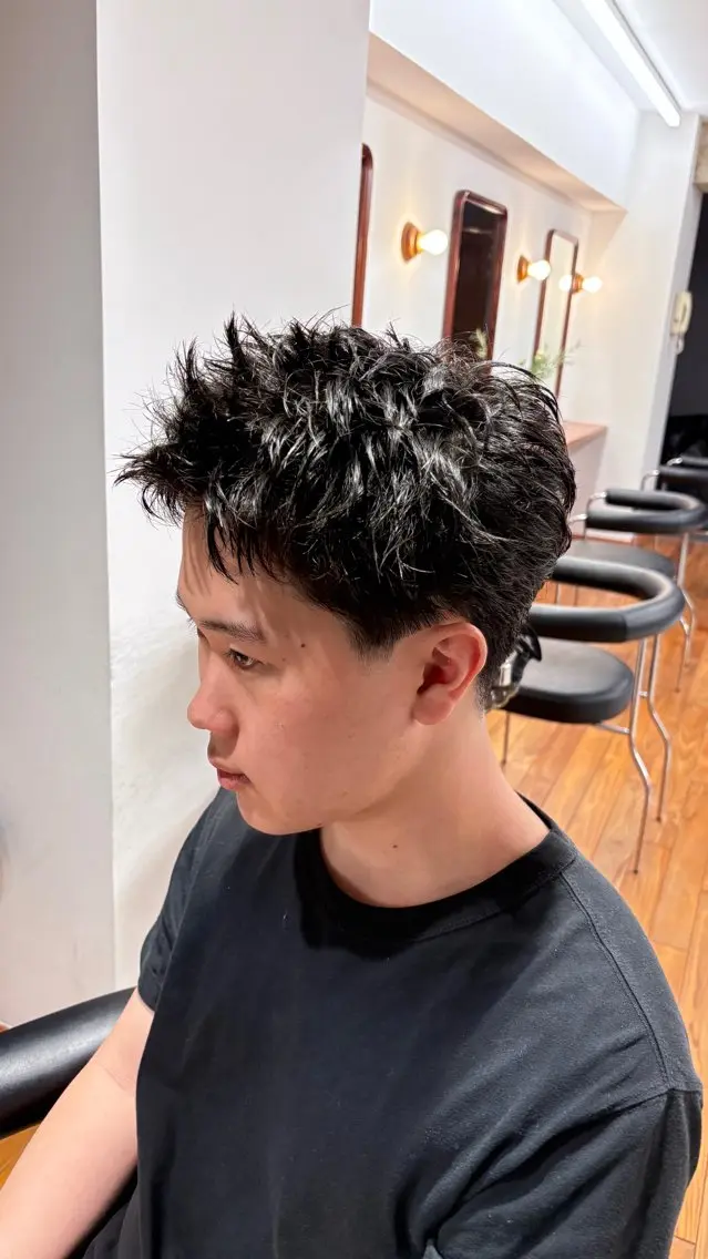 ショート メンズ ショートヘア メンズカット 髙橋創のヘアスタイル