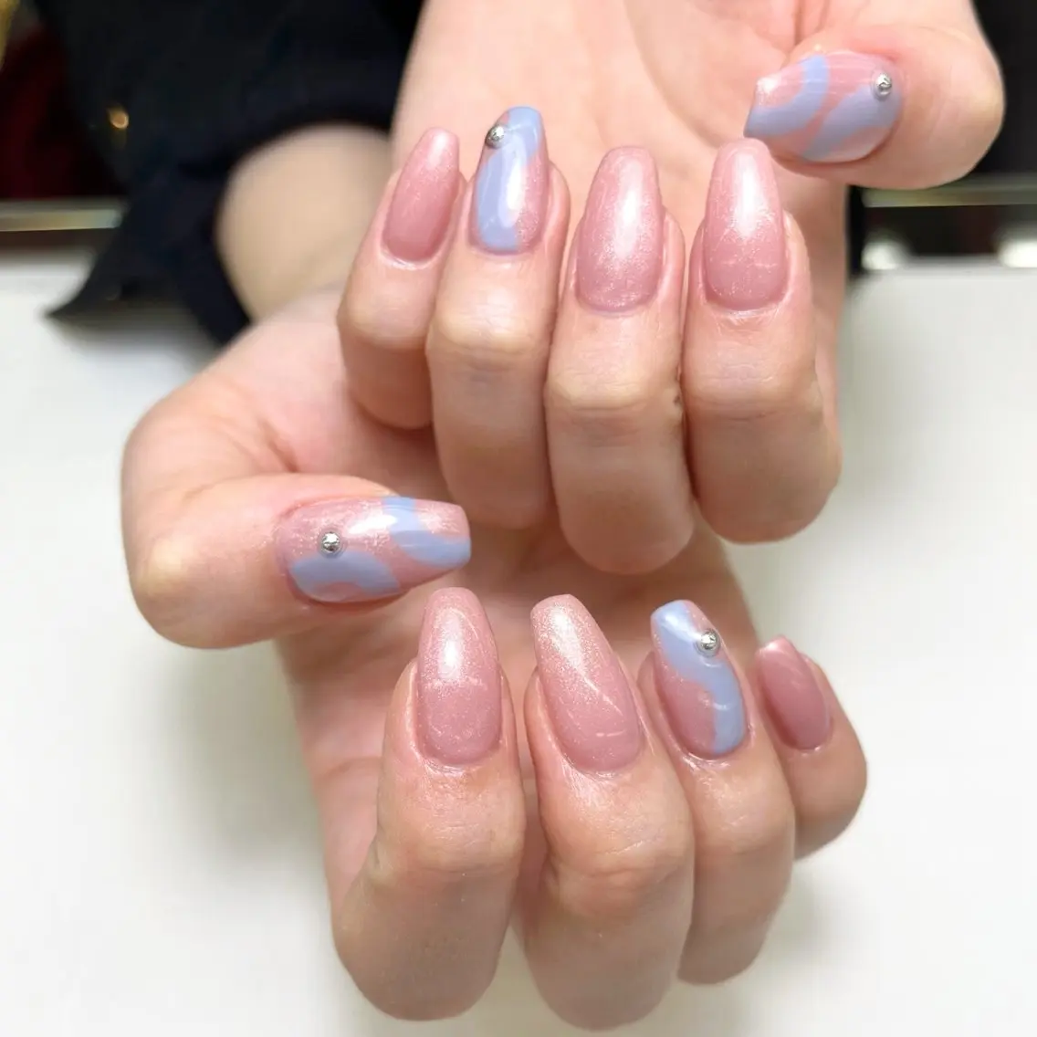 ネイル アートネイル クリアネイル フレンチネイル 【MAXKELLY】 AOYAMAのネイルデザイン