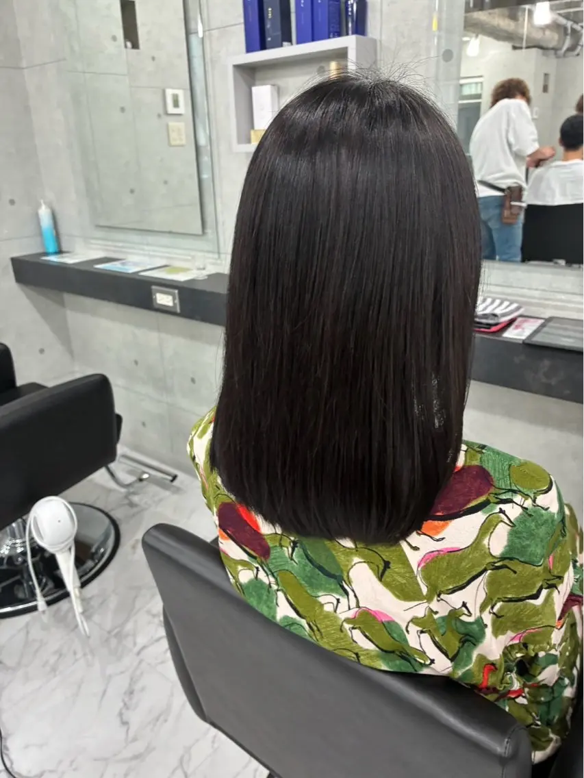 セミロング カラー トリートメント カット ヘアカラー トリートメント Endearing 🌟銀座のヘアスタイル