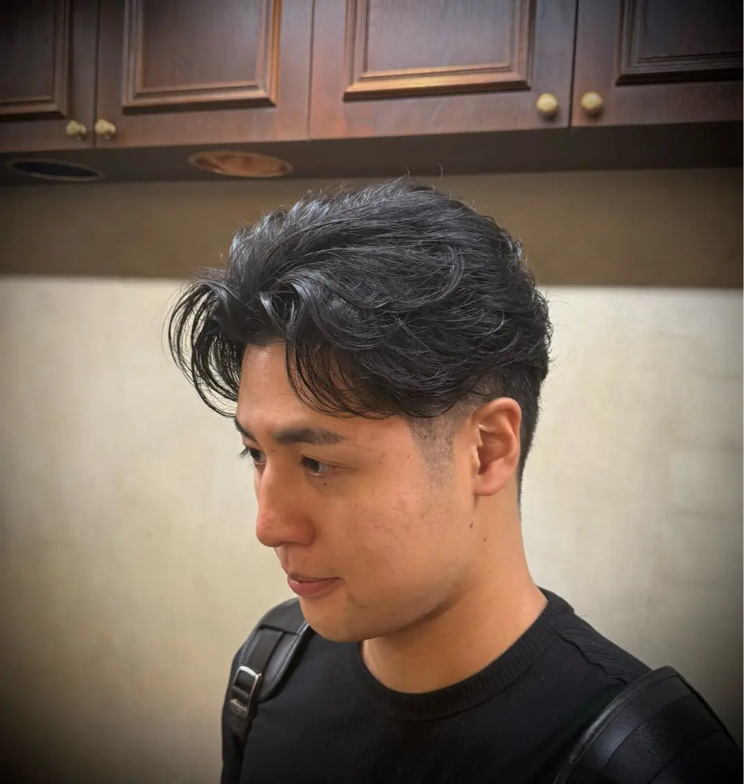 ミディアム メンズ カット 坂本 虹昂のヘアスタイル