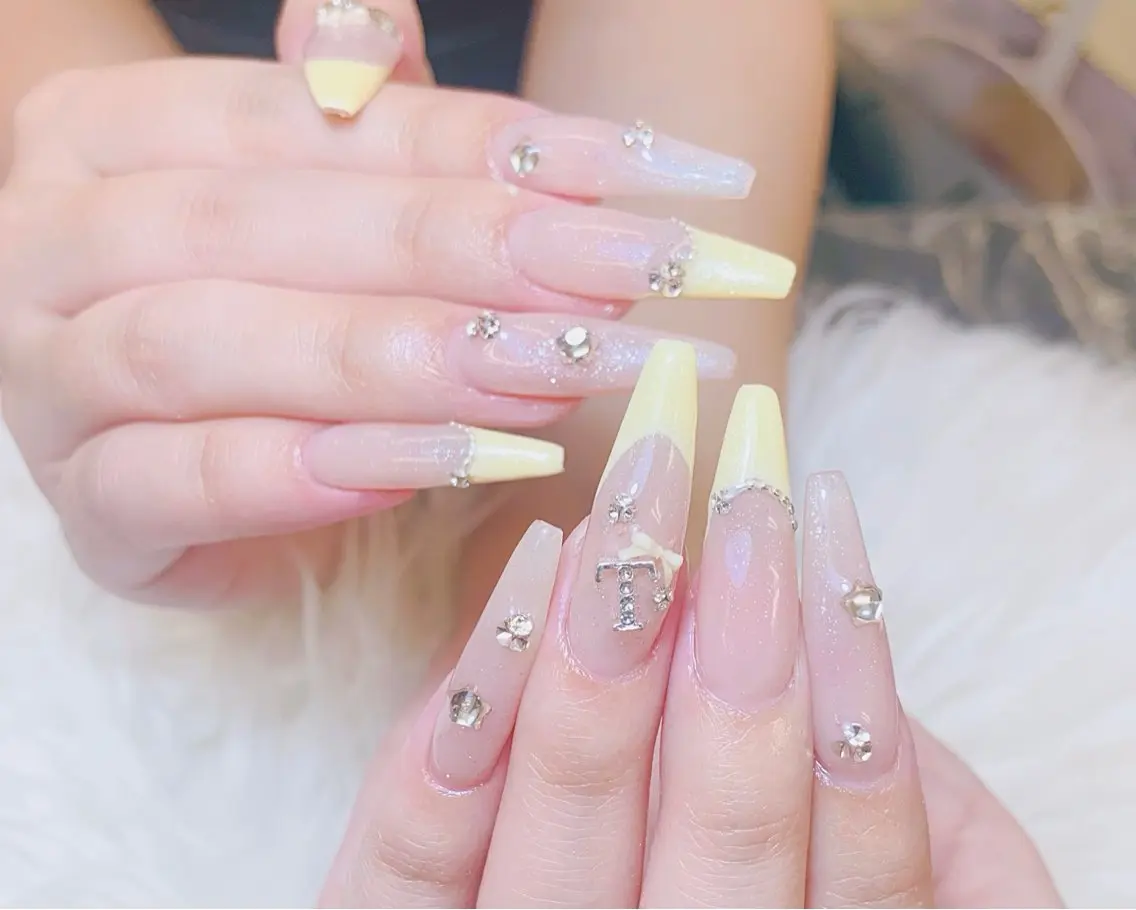 ネイル チークネイル 長さ出し フットネイル 韓国ネイル マグネットネイル ハンドネイル ハンドケア AN NAIL _HOAのネイルデザイン