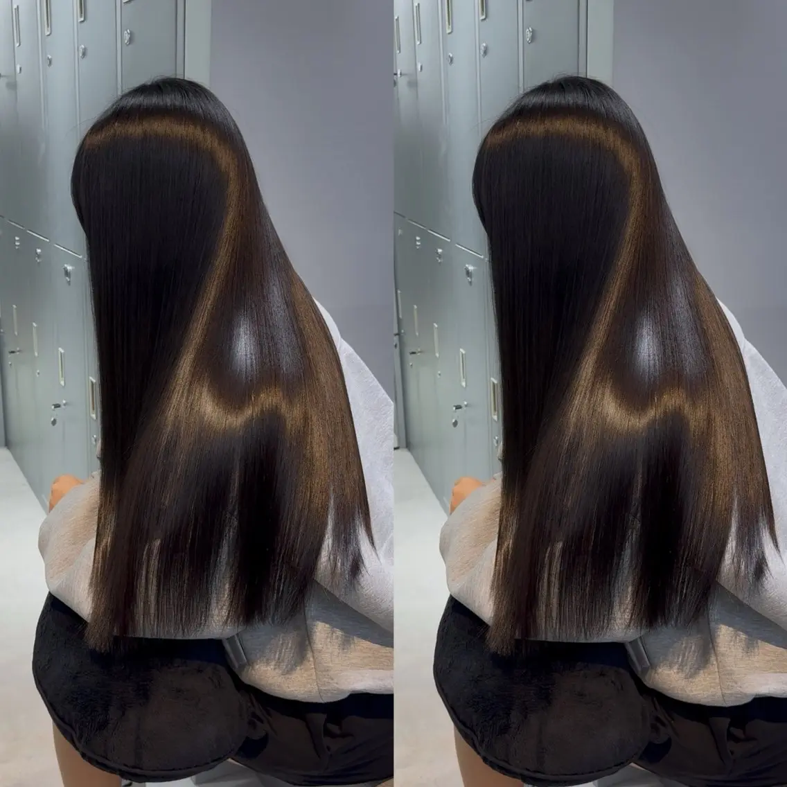 ロング カラー ブリーチ 透明感カラー 髪質改善 韓国風ヘア 似合わせカット カット ヘアカラー 縮毛矯正 新宿/髪質改善支持率 No.1💍yasuのヘアスタイル