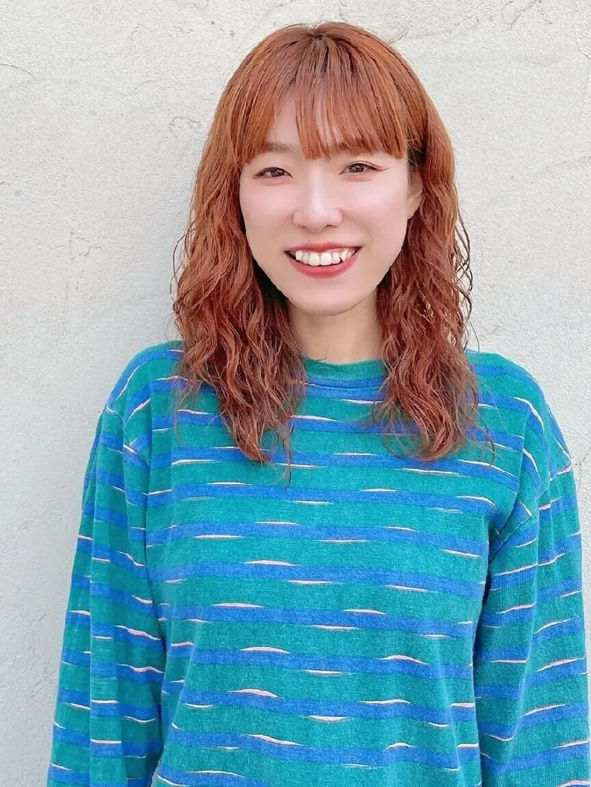 メンズ カラー ショート パーマ メンズパーマ ボブ HONEY渋谷 髪質改善/レイヤーのヘアスタイル