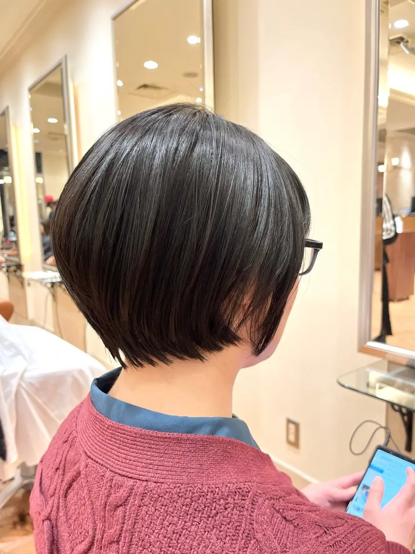 ショート ショートヘア ショートカット / 銀座/ 青山莉奈のヘアスタイル