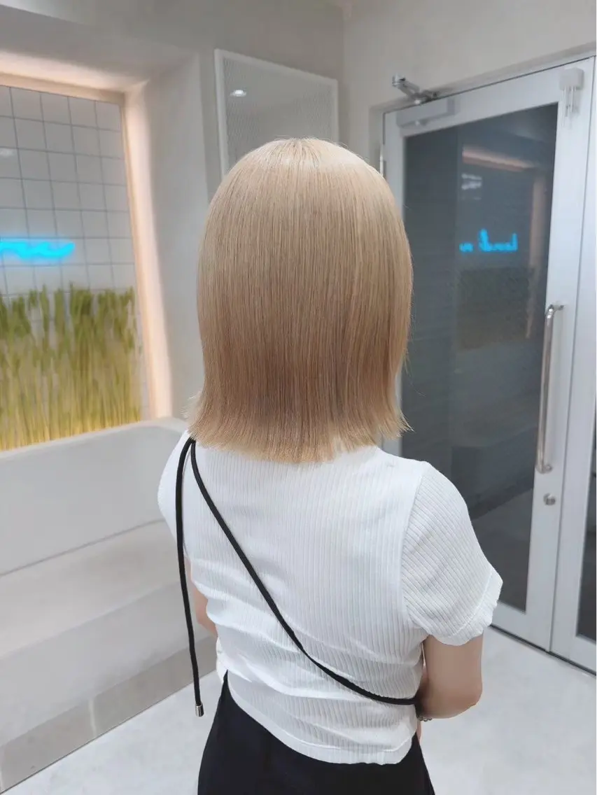 カラー 透明感カラー ハイトーンカラー ヘアカラー トリートメント ヘッドスパ Rio / ブリーチ/ハイトーンのヘアスタイル