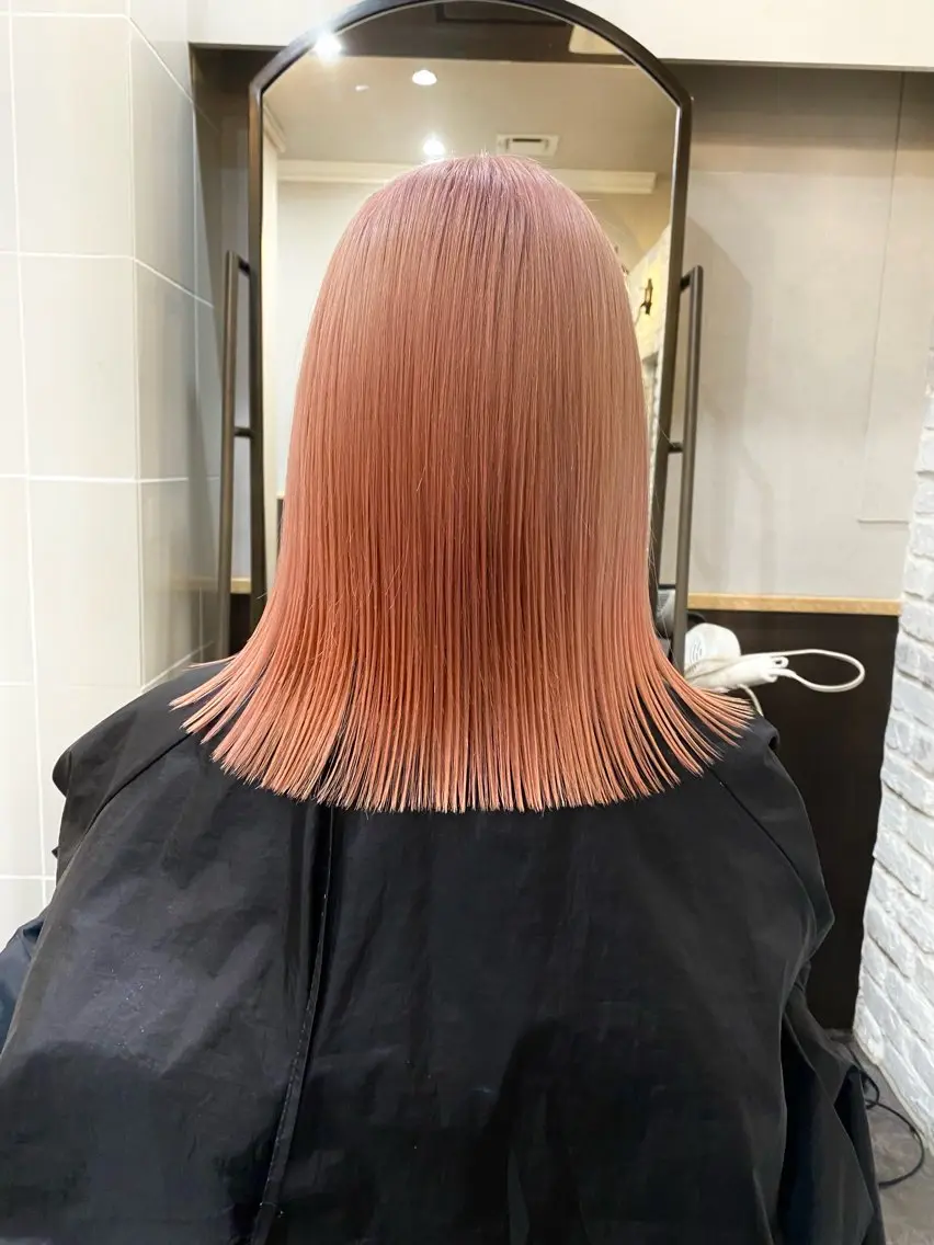 ミディアム ヘアカラー トリートメント 💖透明感カラー HAYATO💖のヘアスタイル