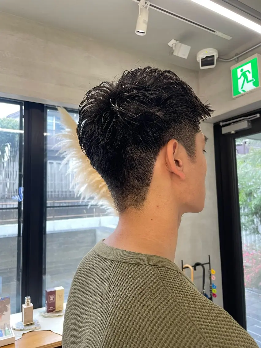 メンズ メンズショート カット 鶴井 美空のヘアスタイル