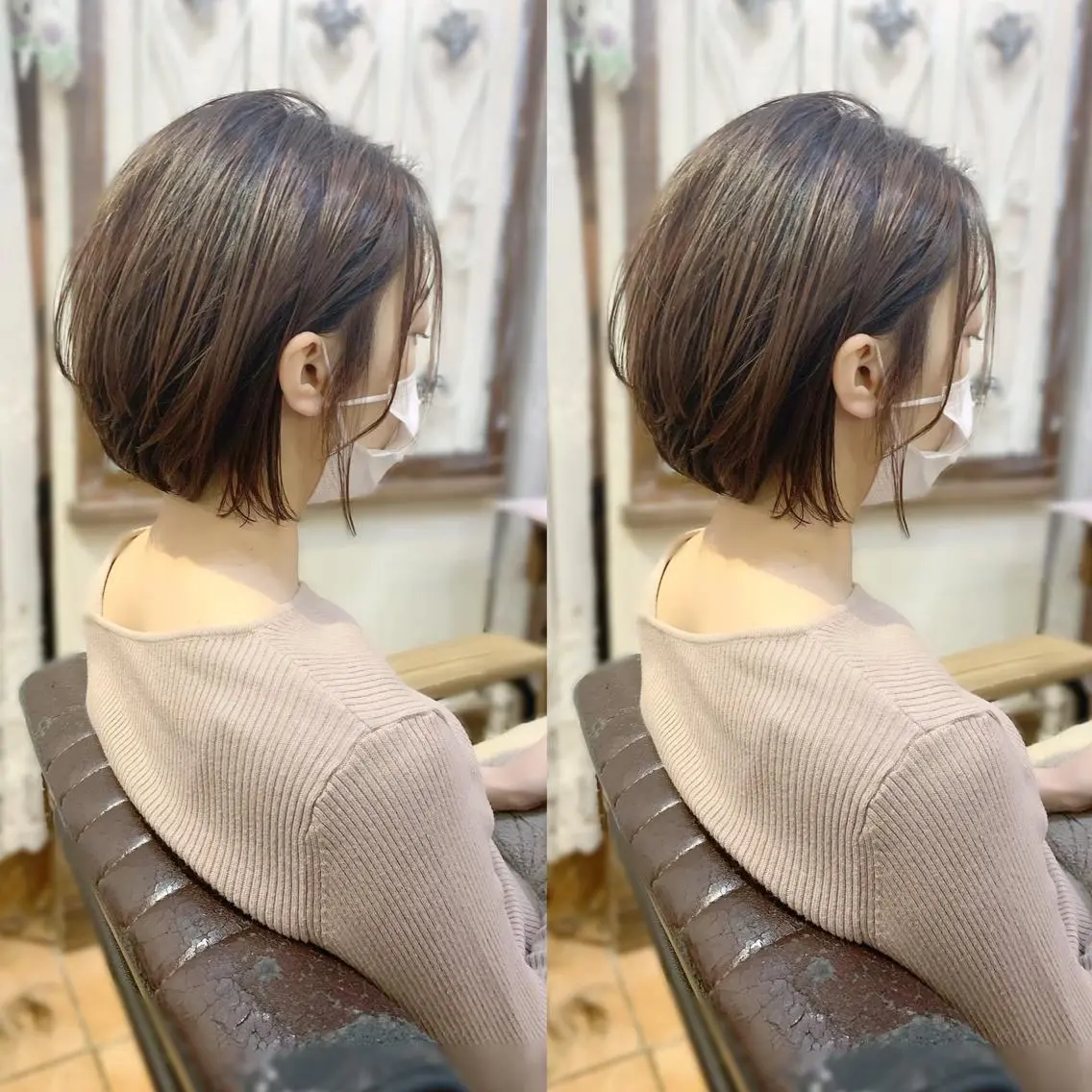 ミディアム 七原 海夕のヘアスタイル