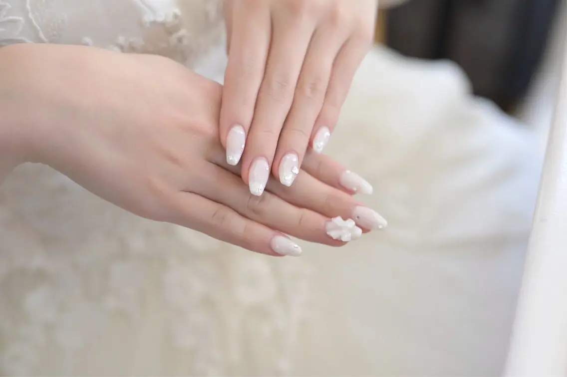 ネイル フラッシュネイル ジェルネイル ガーリー ハート キラキラネイル oreo salon miyu 池袋のネイルデザイン