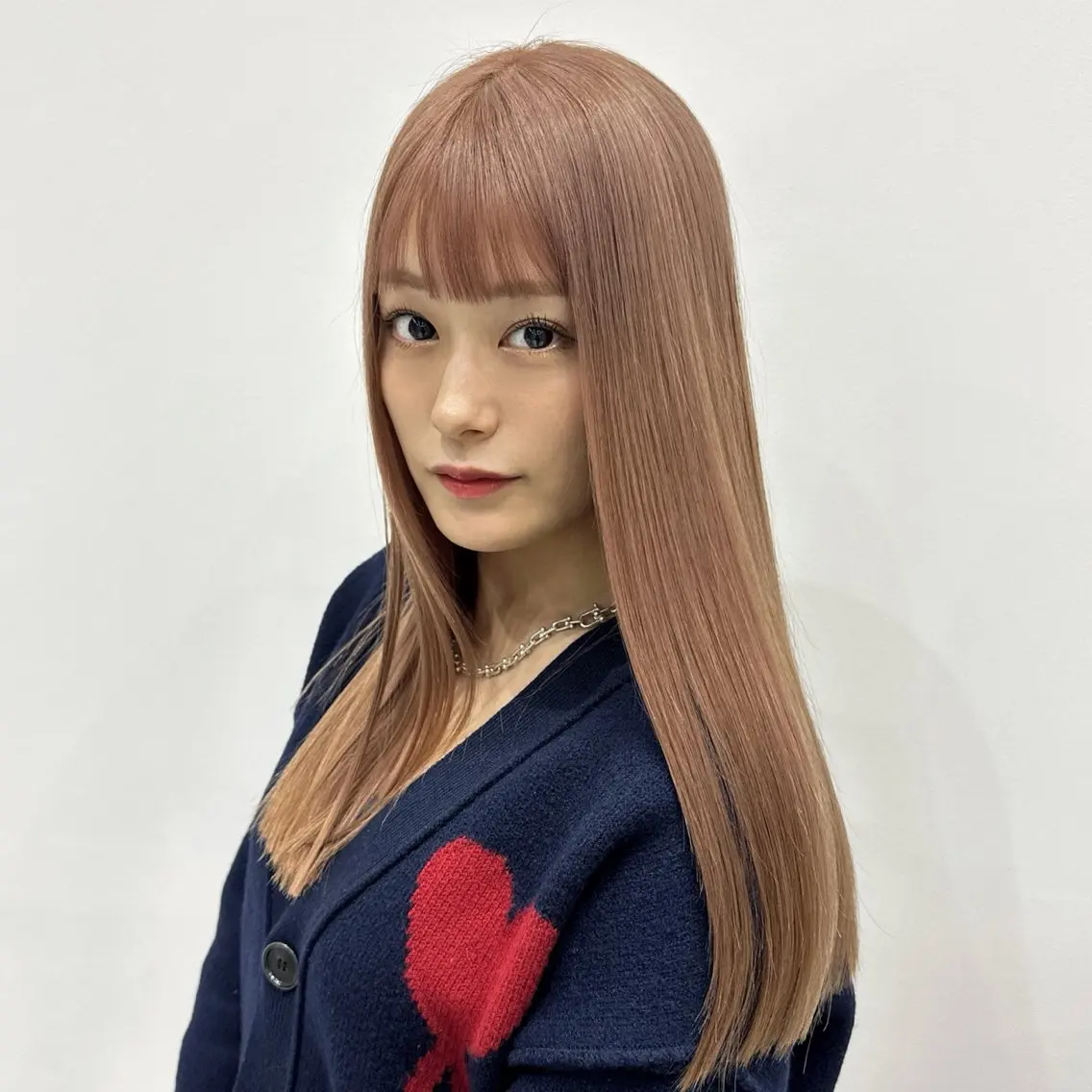 ロング ヘアカラー トリートメント 🌜美髪矯正/艶髪 /ボブ/こころ🌛のヘアスタイル