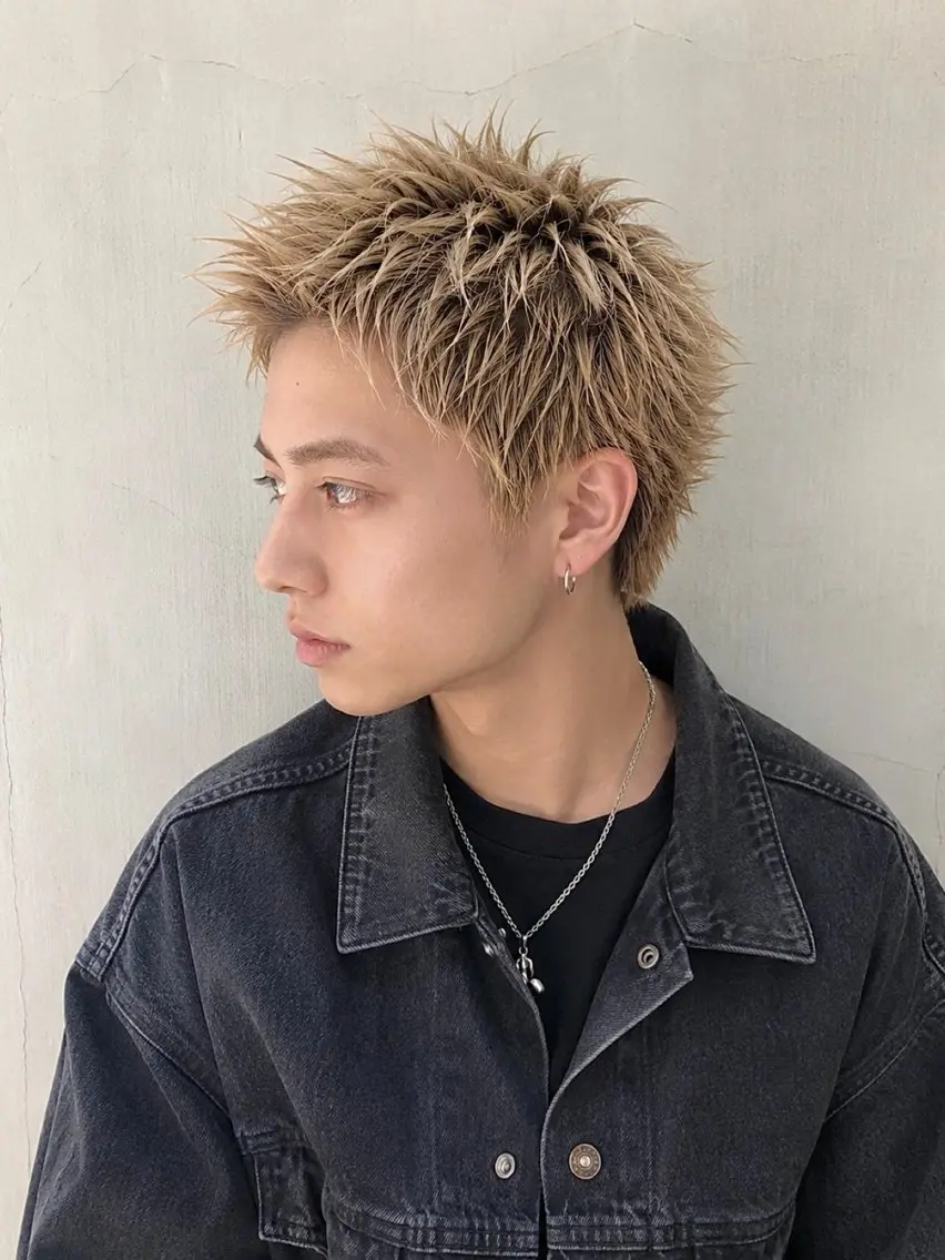 【minimo限定】カット＋ブリーチカラー+シルクトリートメントの写真