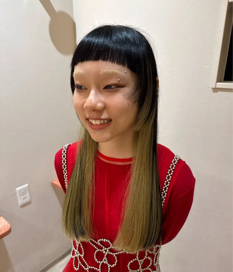 ロング ramphy 柴原 夢奈のヘアスタイル