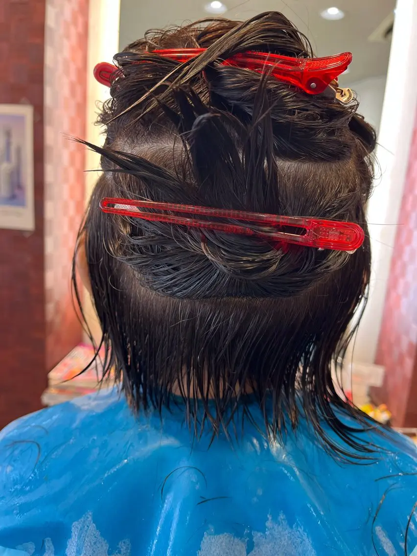 ショート カラー 織田 英之のヘアスタイル