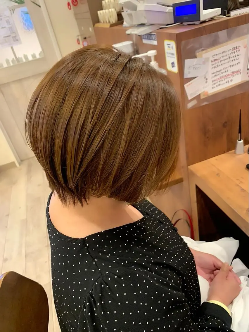 丸みショートの写真
