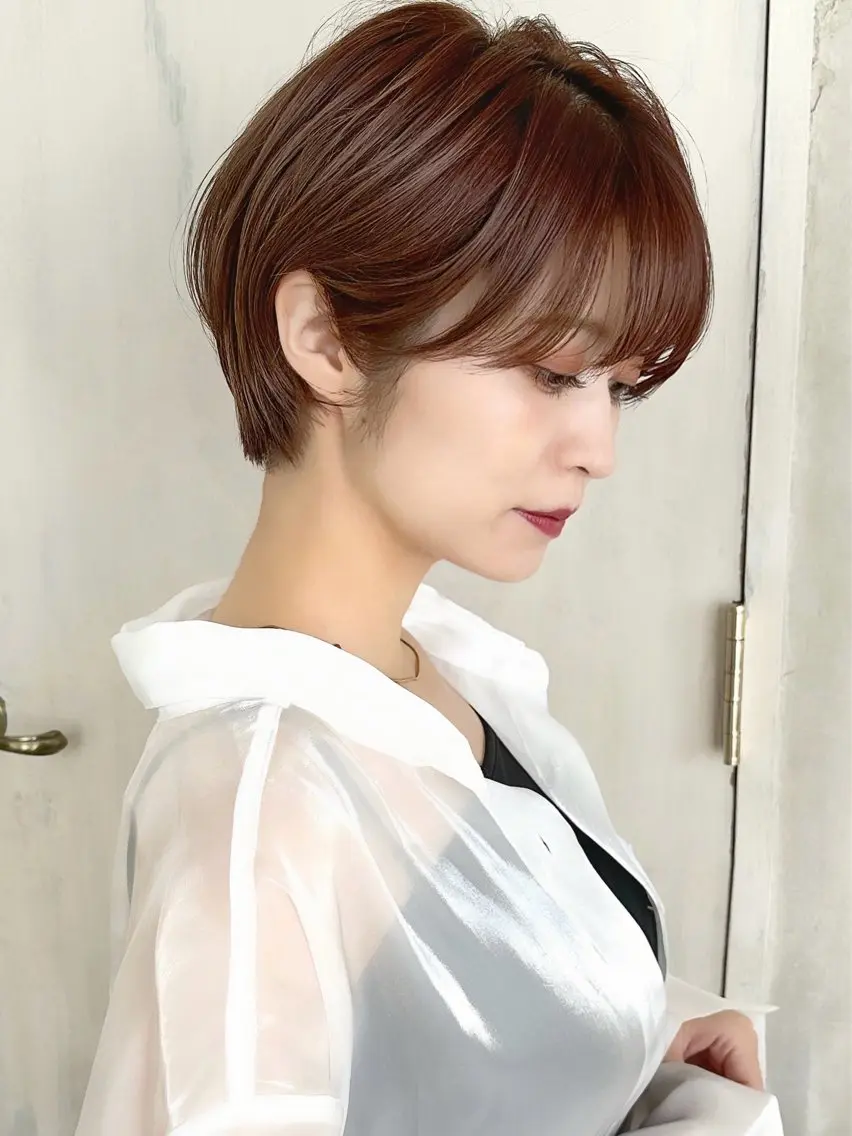 ショート カラー ショートボブ ボブ 似合わせカット ショートヘア 小顔カット カット ヘアカラー トリートメント ショート、ボブの神✨ 峯朋也✂︎✨のヘアスタイル